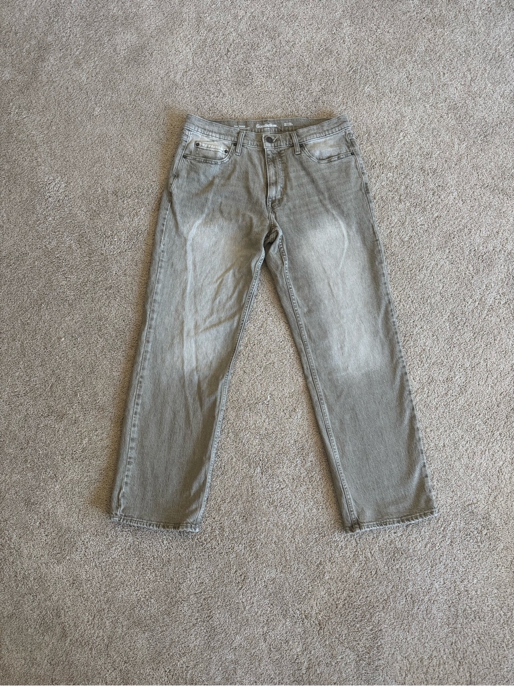 Men’s 34x32 Light Brown Faded Jeans, Brand New Without Tags, Never Worn